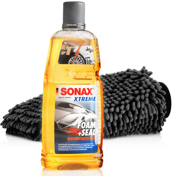 Red Wash - SONAX XTREME FOAM + SEAL - Handw&auml;sche Shampoo mit Versiegelung