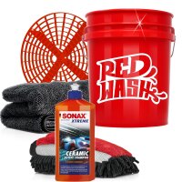 Red Wash - SONAX XTREME Ceramic Active Shampoo 500ml +...