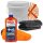 Red Wash - SONAX XTREME Ceramic Active Shampoo 500ml + Wascheimer + Waschhandschuh + Grit Guard Eimereinsatz + Trockentuch 50x80