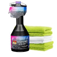 Dr. Wack Spray Wax Set: A1 HIGH END Spray Wax + Nuke Guys QuicknGloss 3 Mikrofasert&uuml;cher 550GSM