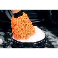 Autowasch Set - SONAX - Wasch&Wax + XL Chenille Waschhandschuh orange