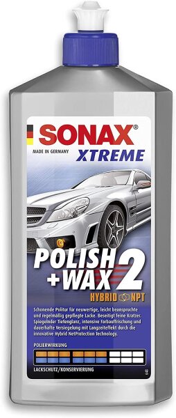 SONAX XTREME Polish+Wax 2 Hybrid NPT 500 ml