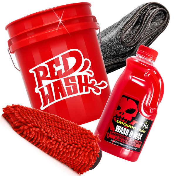 Red Wash - Fahrzeugpflege Hauptw&auml;sche Set