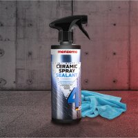 Menzerna Keramikversiegelungsset - Ceramic Spray Sealant 0,5L + Microfaser Poliertuch Superpl&uuml;sch 550GSM
